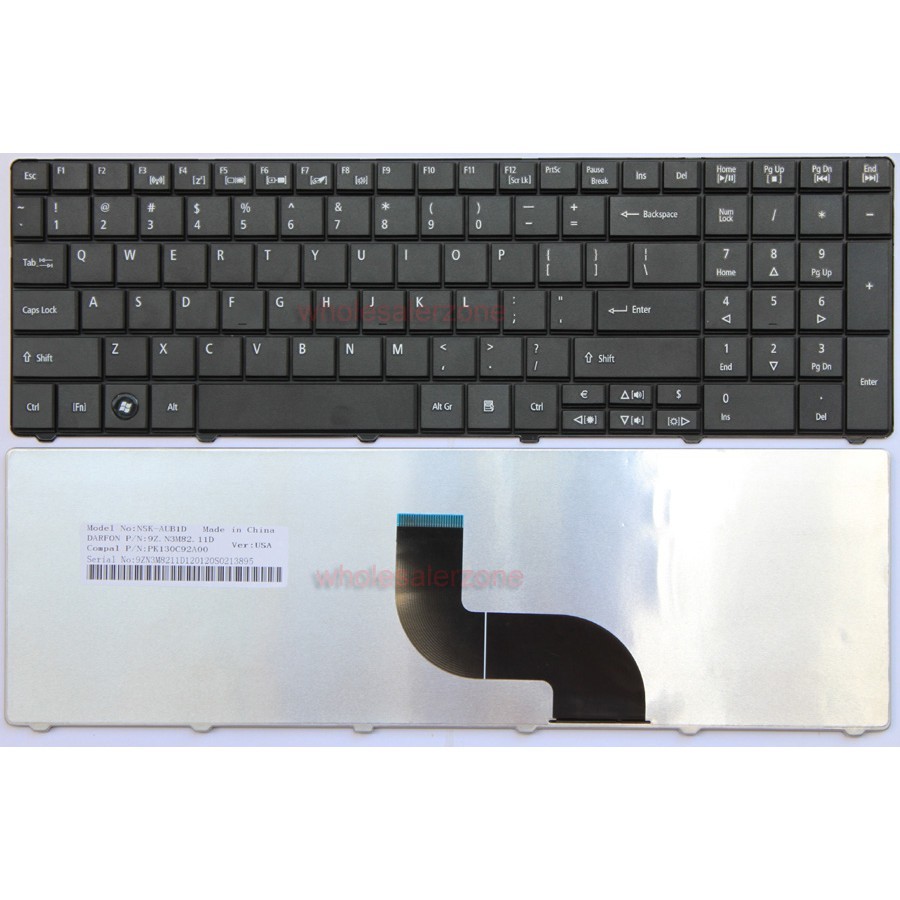 Keyboard Acer Aspire E1-521 E1-531 E1-531G E1-571 E1-571G 5253 E1571B