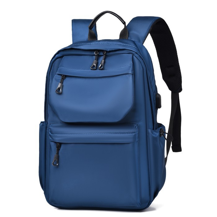 Freeknight Tas Ransel Pria Anti Air Fashion Stylish Tas Punggung Backpack Cowok Hitam Tas Sekolah An