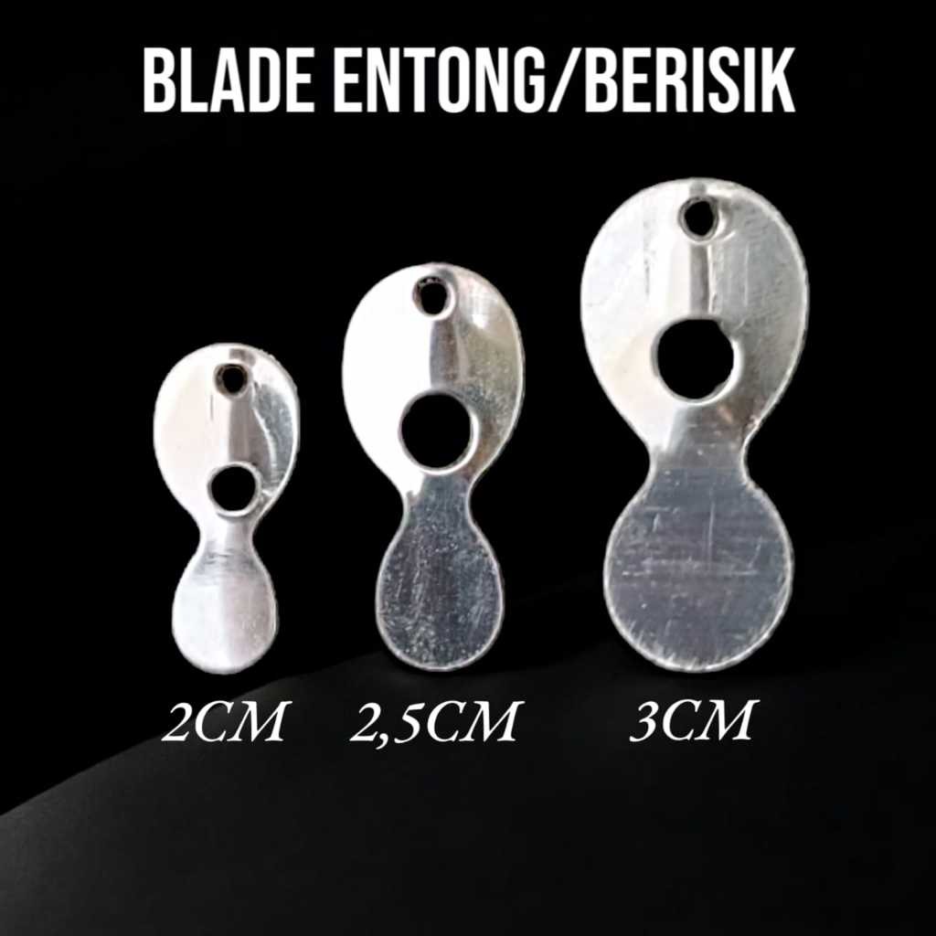 50 PCS BLADE ENTONG SUARA BERISIK UNTUK SOFT FROG