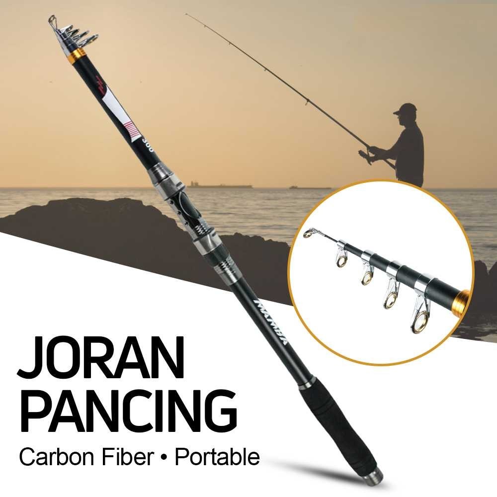 BSDMall- Joran Pancing Antena Joran Pancing Laut Serat Karbon Portabel