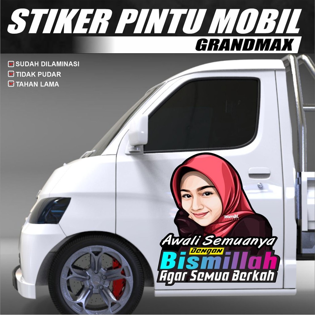 STIKER PINTU PICK UP GRANMAX / DECAL STIKER PINTU MOBIL CARRY L300 / STIKER PINTU PICK UP/STIKER MOB