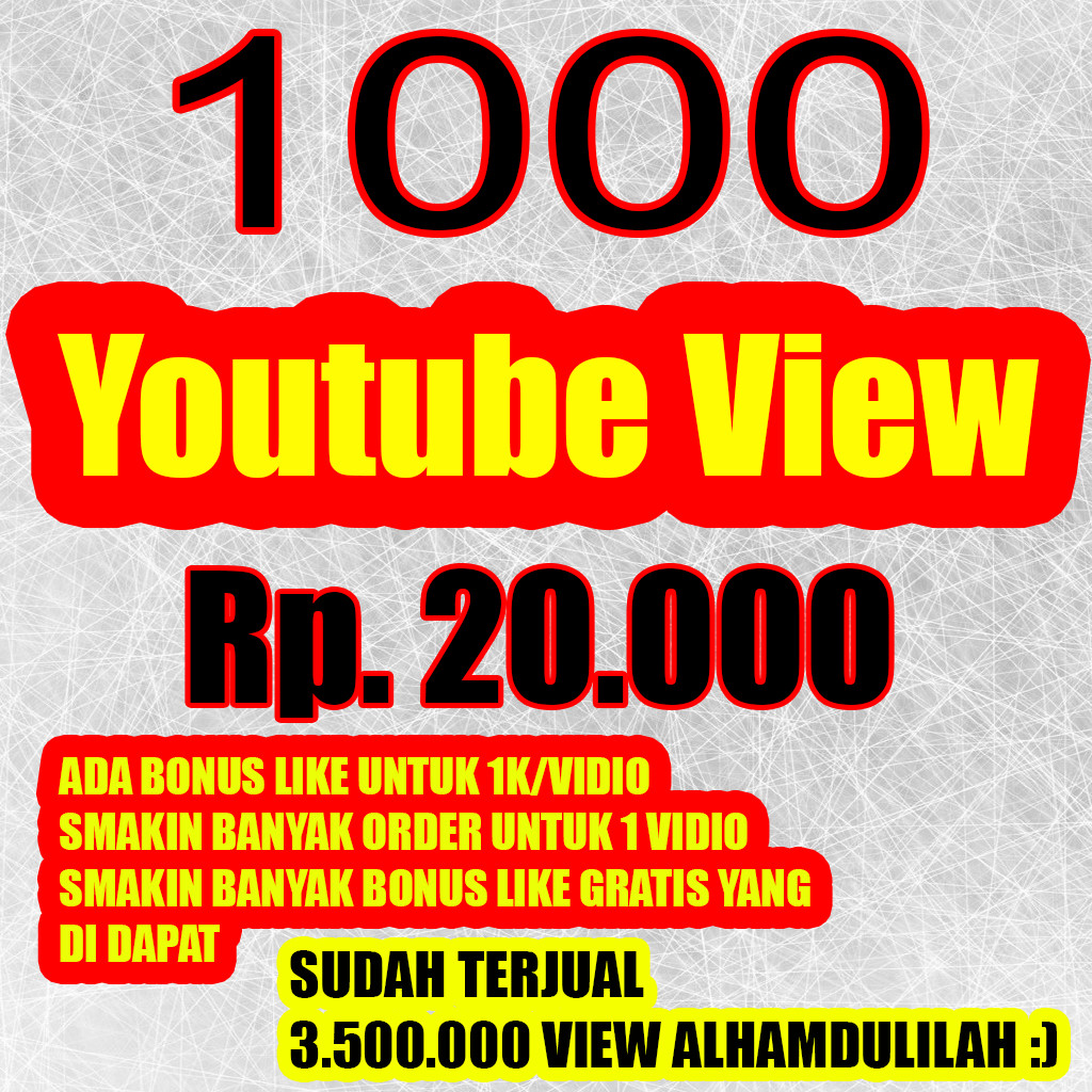 View Youtube Termurah Real Bergaransi