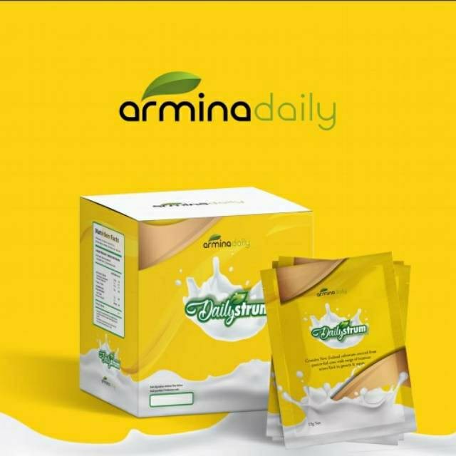 

Susu Colostrum Dailystrum Susu Kalsium Armina Daily 1box isi 10 sachet