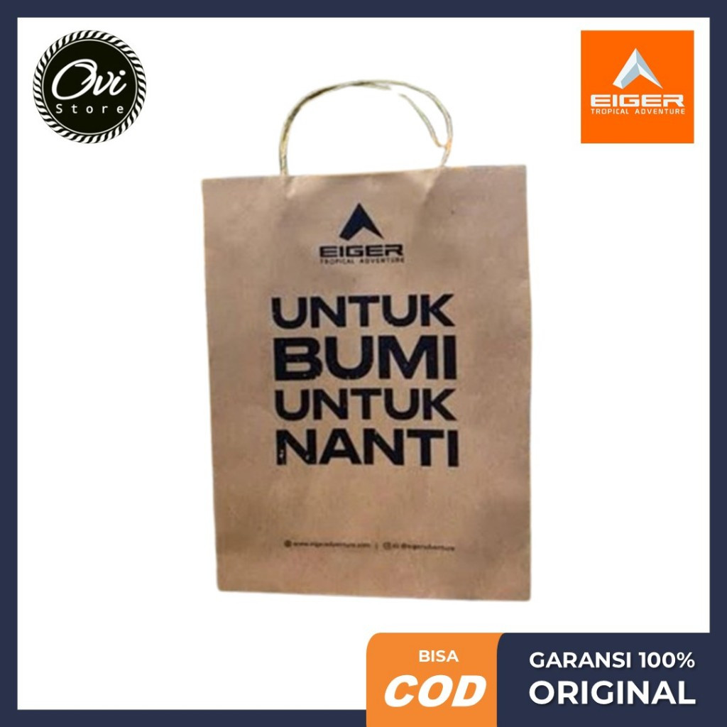 

Paper Bag E I G E R Tas Kado Tambahan Original