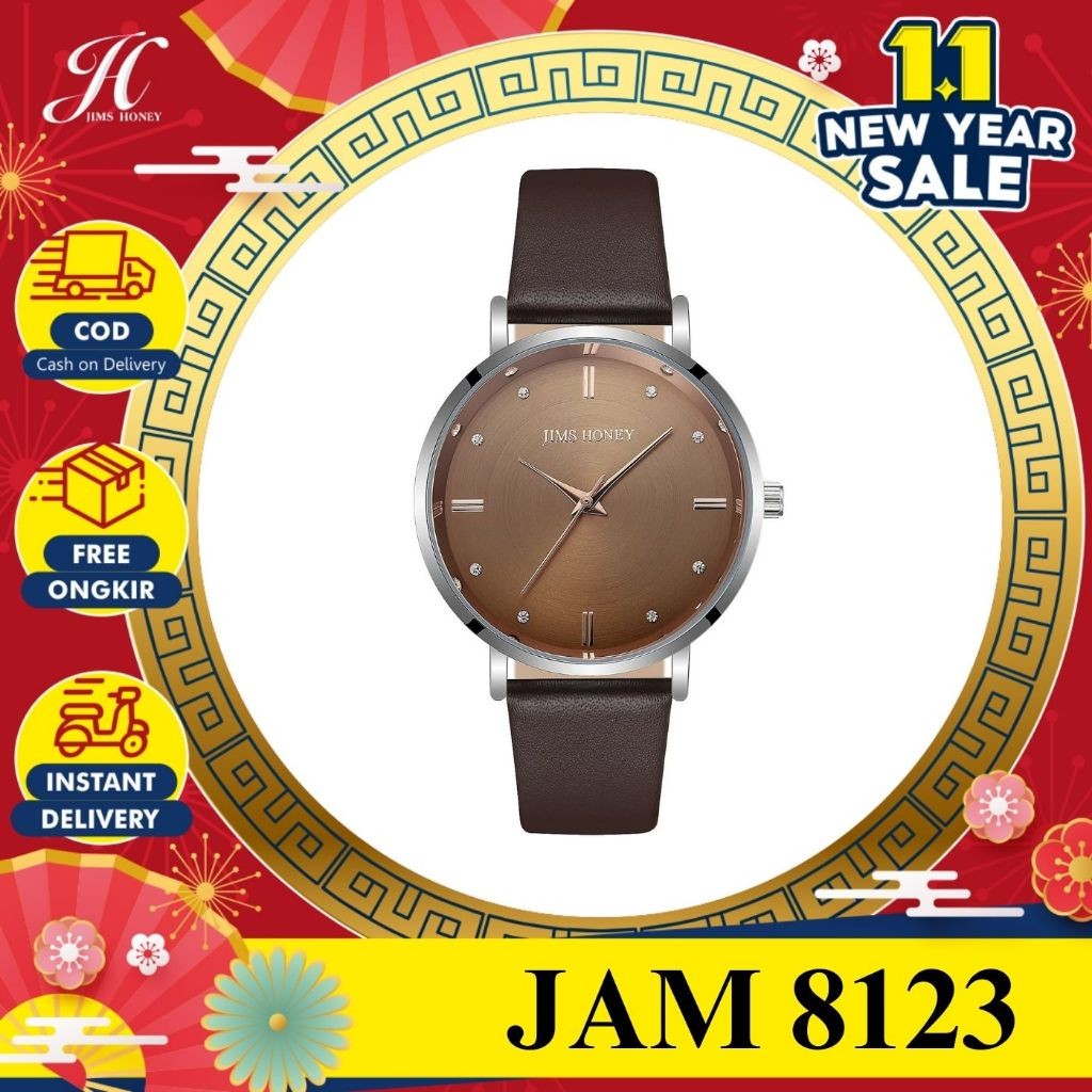 [SALE BESAR] JIMS HONEY JT 8123 Jam Tangan Wanita Cewek Jimshoney Murah Elegan Fashion Casual Terbar