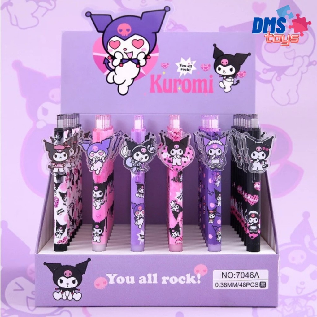 

Pupen Gel Press Pen Sanrio Akrilik / Pulpen Cute Karakter Sanrio / Kuromi DMS.Toys