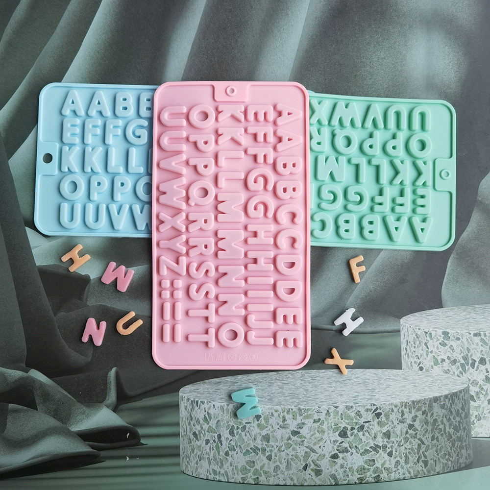 

Letter&Number Chocolate Silicone Mold Alphabet Cookie Candy Cake Mold Baking Pastry Tray Tool Cake Decorate Kitchen Accessories