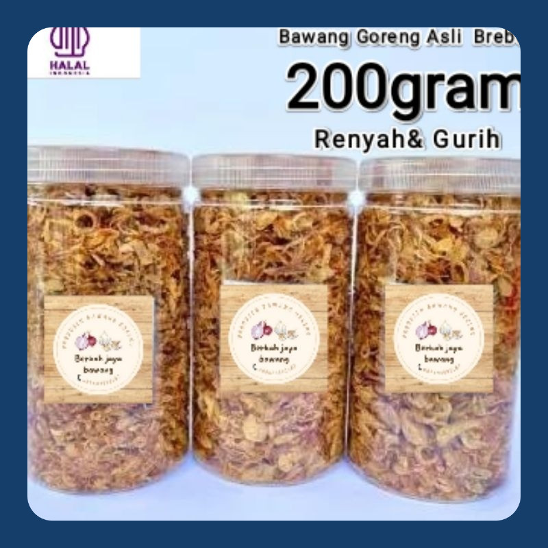 

Bawang Goreng Asli Brebes 200gram