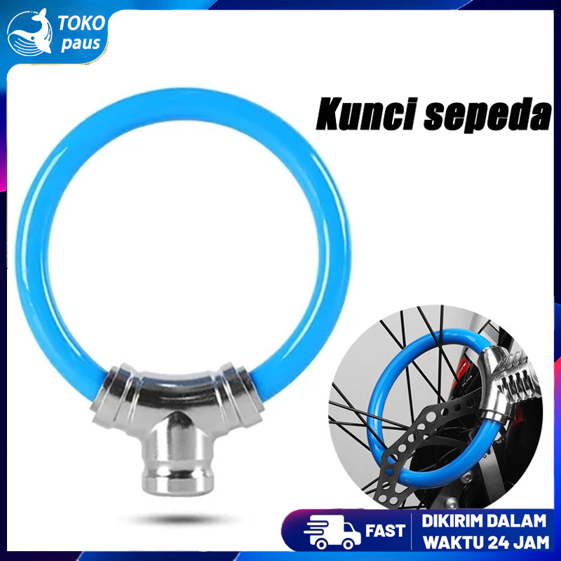 Kunci Cincin Sepeda Anti Maling /Gembok sepeda anti maling/Kunci Rantai Sepeda Tahan Air /Kunci Sepe