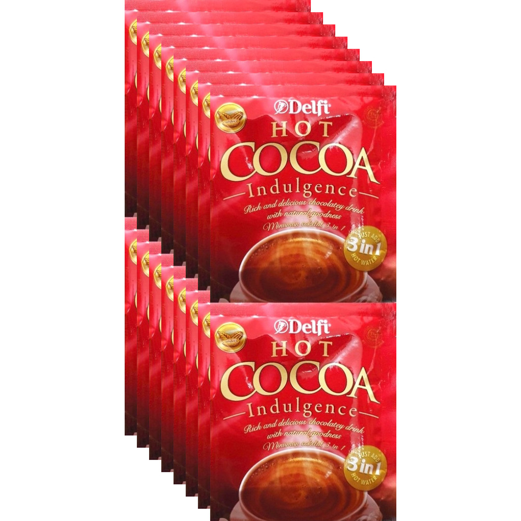 

Minuman Bubuk Coklat Delfi Hot Cocoa Indugence 8x25Gram (1 Dus)