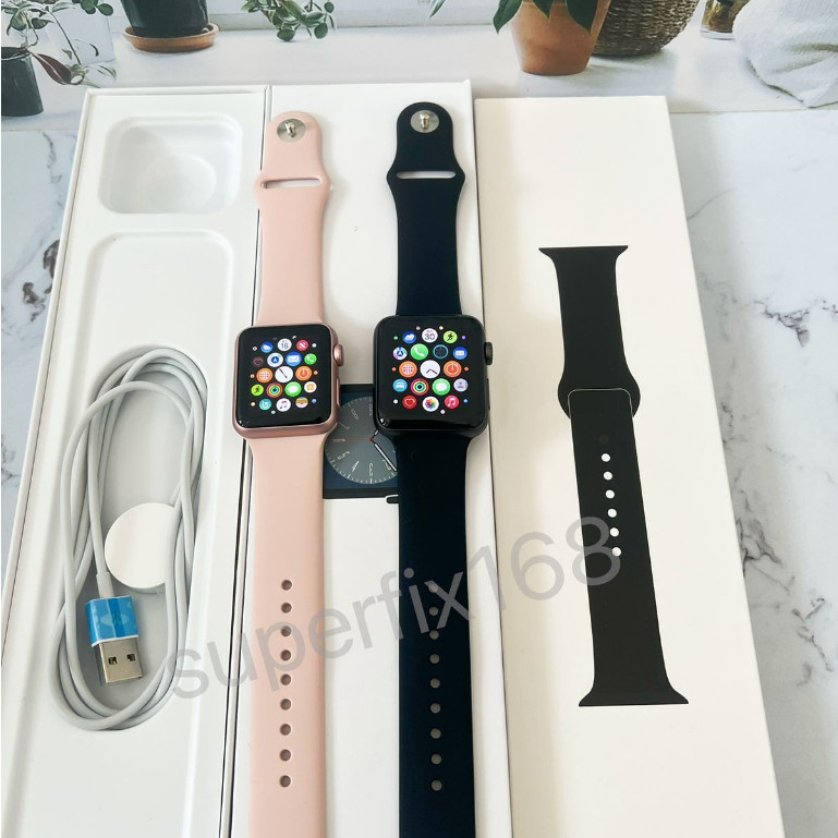 Apple Watch/iWatch Series 3 38MM/42MM S3 Second Original 100% Fullset Bergaransi Ex Internasional