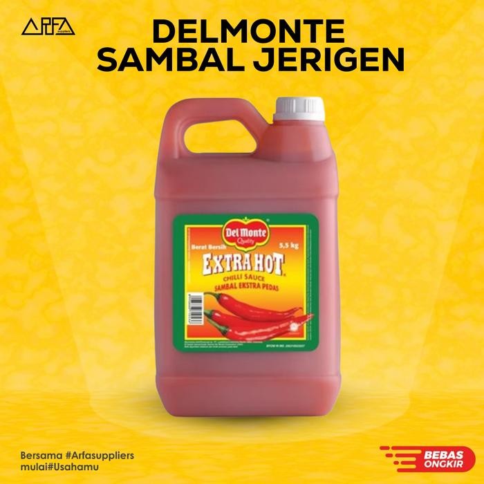 

Delmonte Xtra Hot Sambal dan Tomat Jirigen 5.5kg - tomat