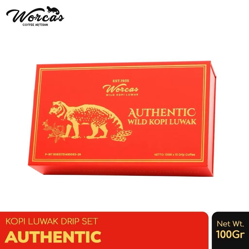 

WORCAS Authentic Wild Kopi Luwak Drip Filter 100gr