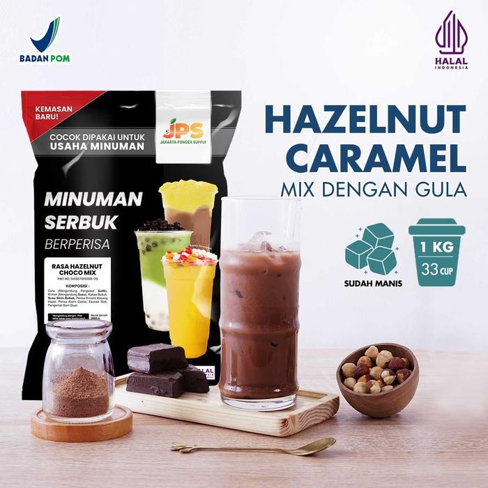 

Bubuk Minuman Hazelnut Choco Mix Powder Instan JPS Gula