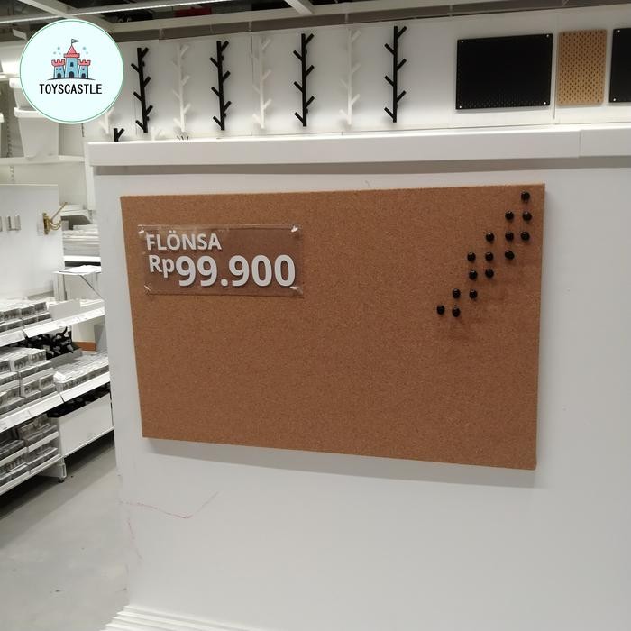 

Papan memo mading papan tusuk pengumuman cork board 33x 52 cm