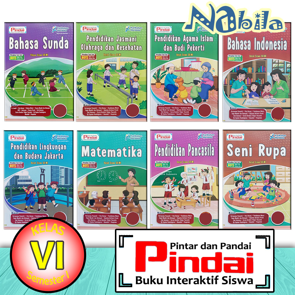LKS PINDAI kelas 6 - Semester 1 (Cetakan 2025)