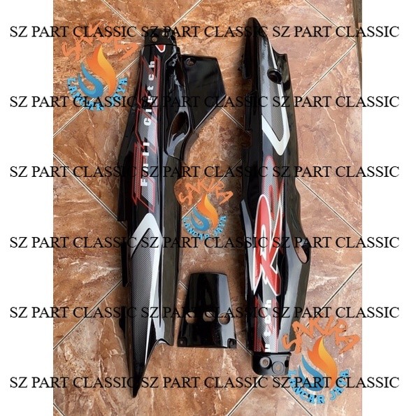cover bodi body samping fizr f1zr box samping fizr f1zr hitam fullcluth presisi dan tebal