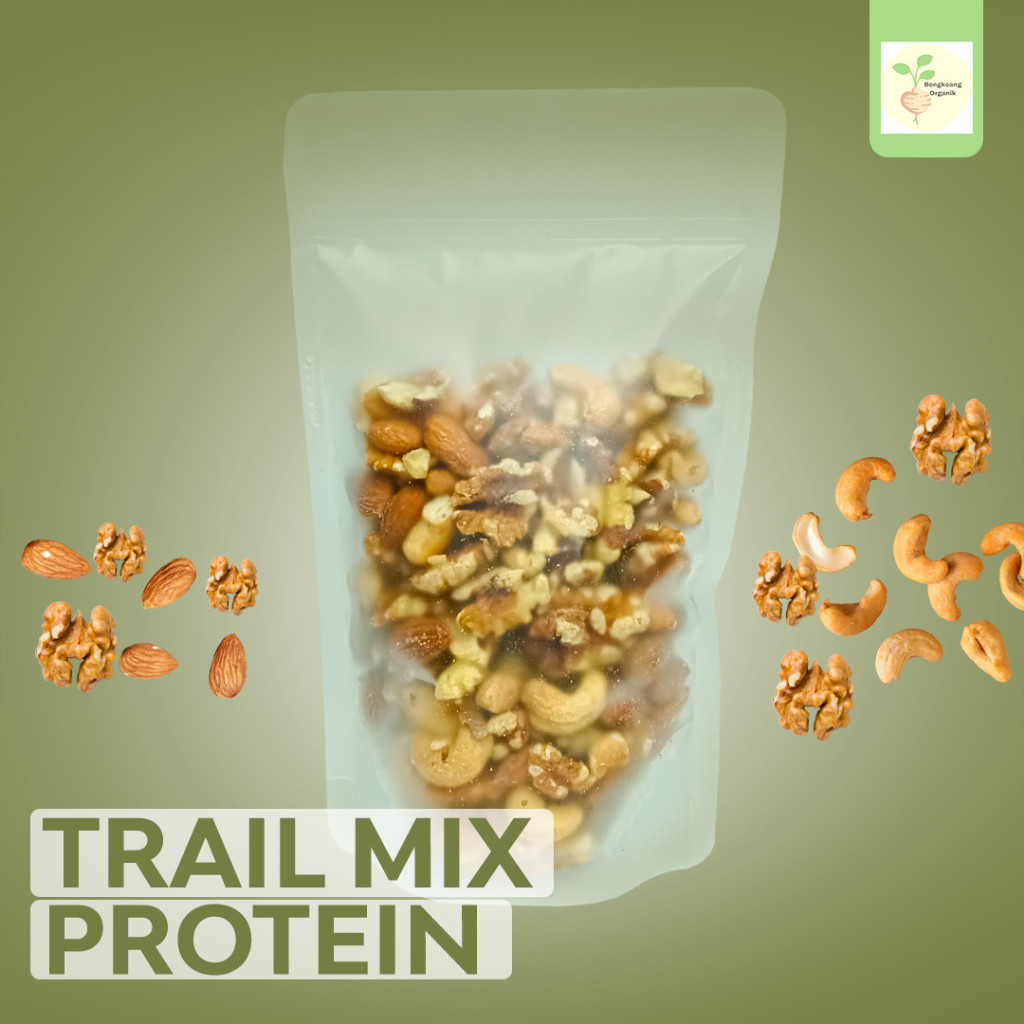 

MIX NUT PROTEIN 500gr - Kacang Almond, Mede, Walnut, Pistachio, Hazelnut
