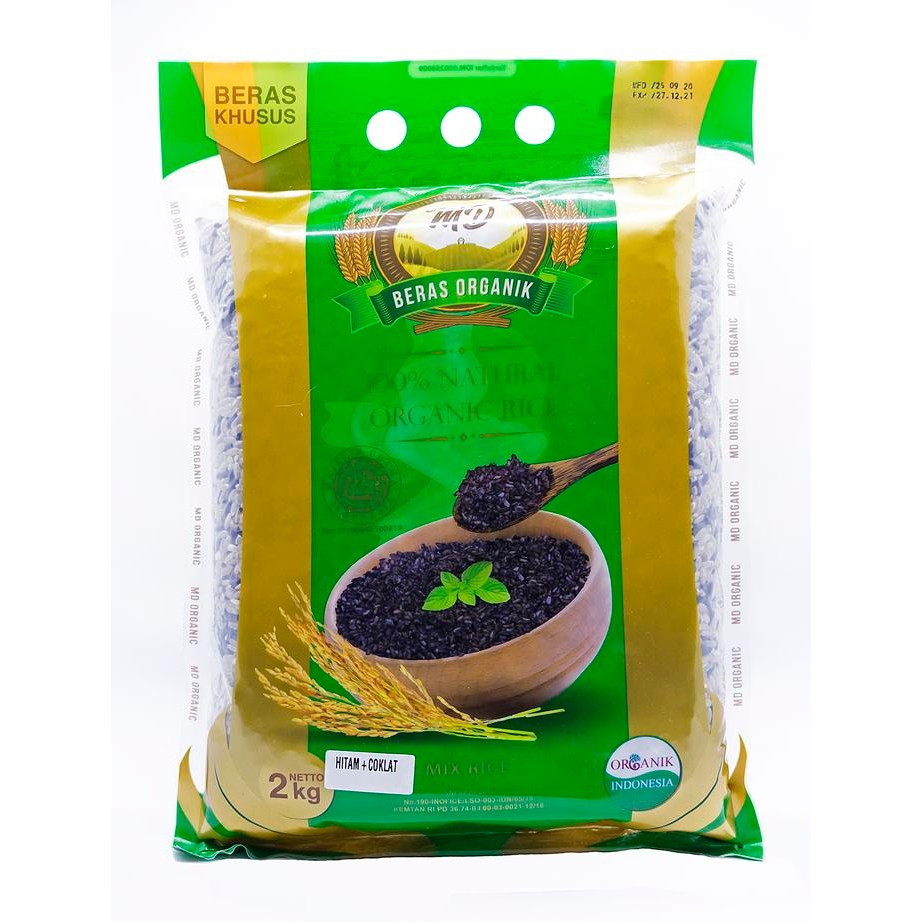 

MD Organik Rice Black + Brown 2Kg