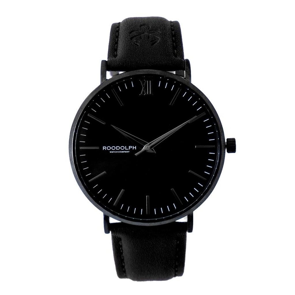 NEW DEALS ROODOLPH WATCH - ERUDITE ALL BLACK 40MM JAM TANGAN ANALOG PRIA
