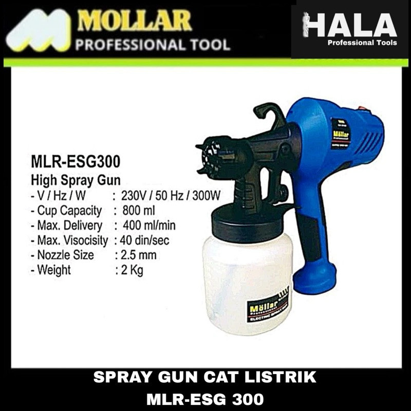 MOLLAR || SPRAY GUN / ALAT SEMPROTAN CAT LISTRIK BEST QUALITYHALA2