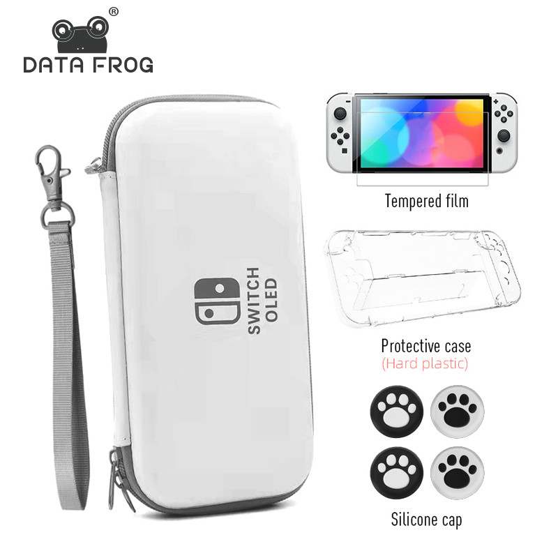 DATA FROG Carrying Compatible-Nintendo Switch OLED Storage Case Storage Bag Cover for Switch OLED Se