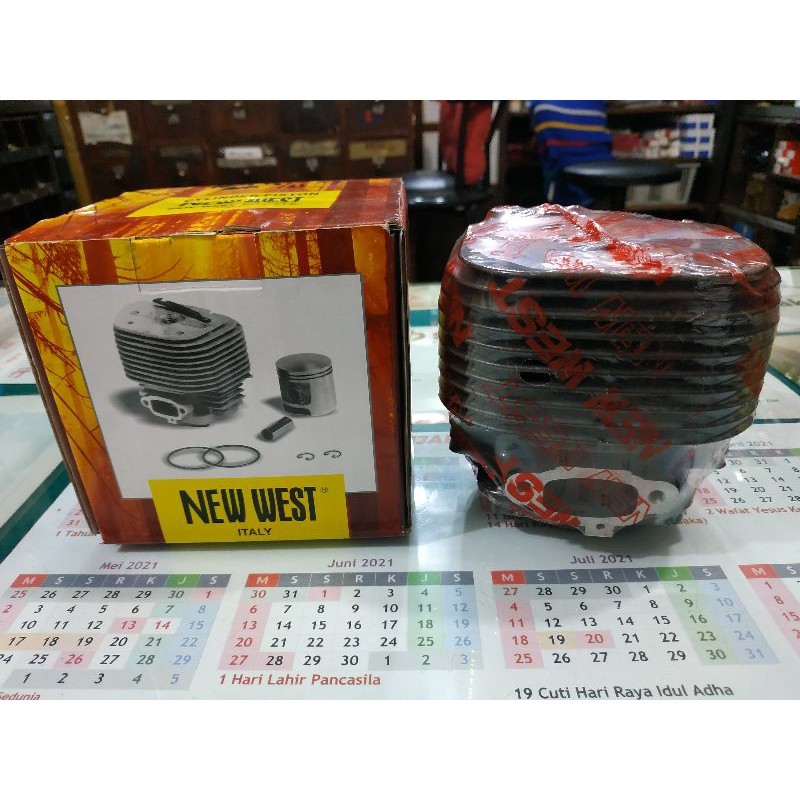 Blok Cylinder / Piston Kit  Chainsaw Besar 070 komplit NEW WEST