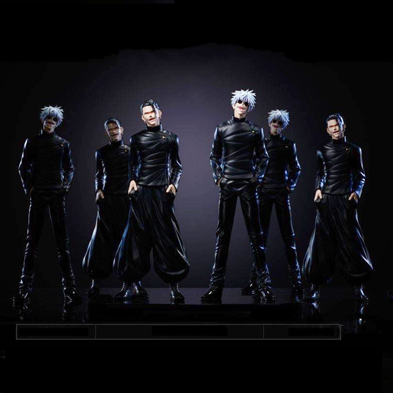 Anime Megumi Jujutsu Kaisen Nanami Figures Gk Satoru Gojo Geto Suguru Sitting Look Up Toji Figure Pv