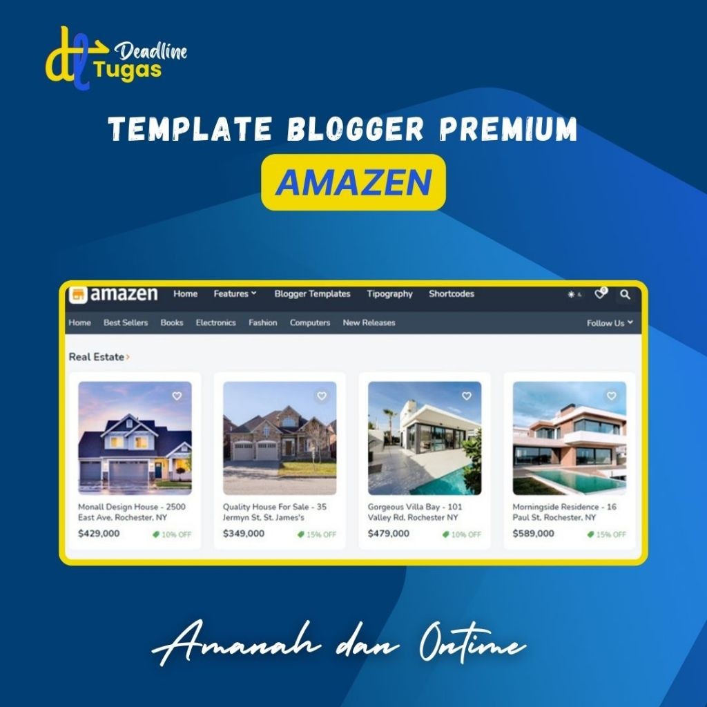 Template Blogger Premium Amazen Toko Online