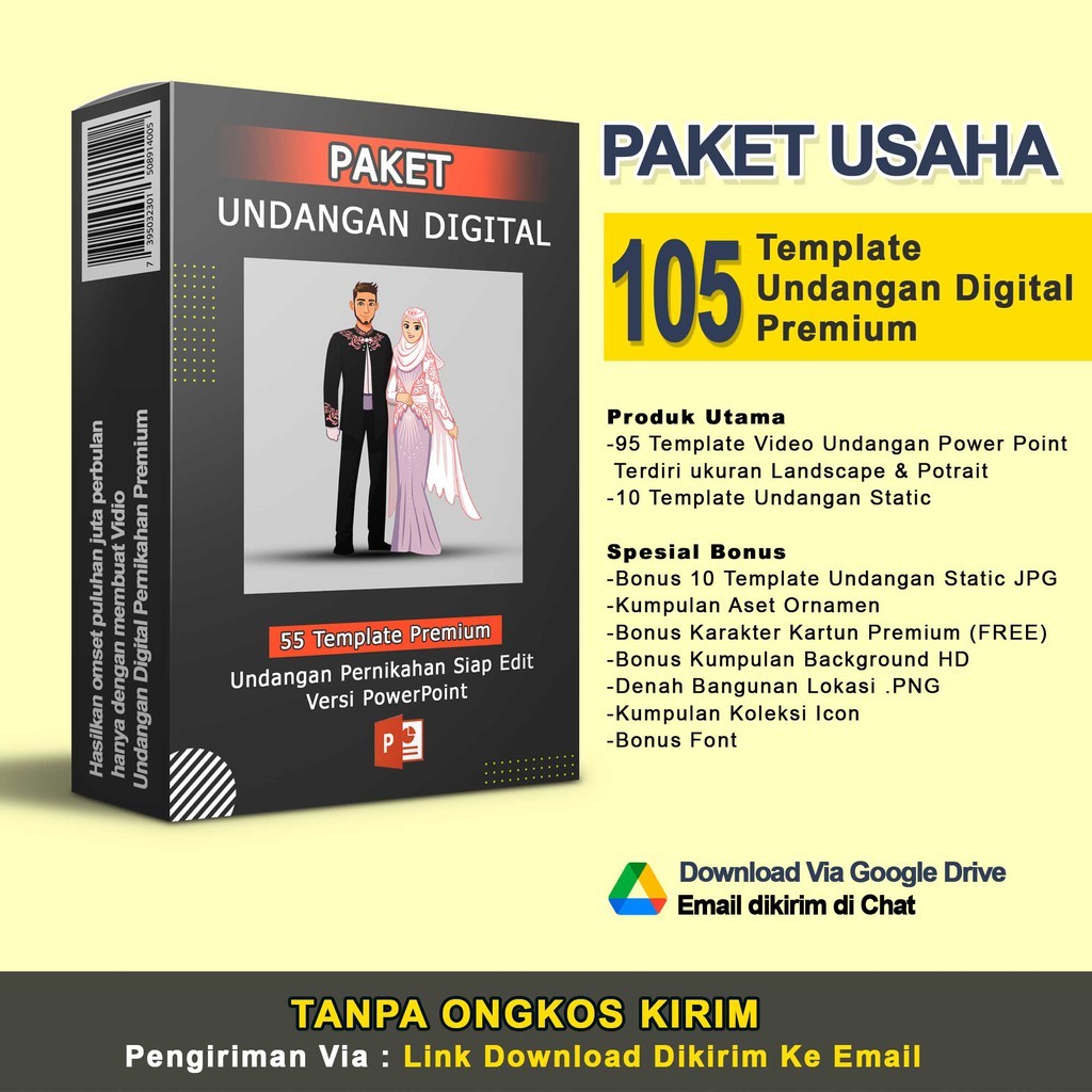 Template Undangan Digital Video Pernikahan [PREMIUM]