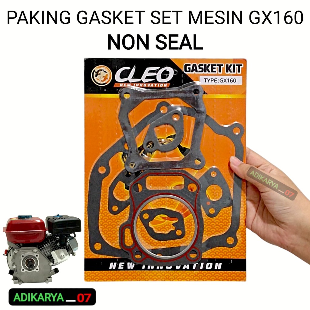 Paking gasket set GX160 GX200 NON SEAL paking top set GX160 GX200 paking Set Mesin GX160 GX200