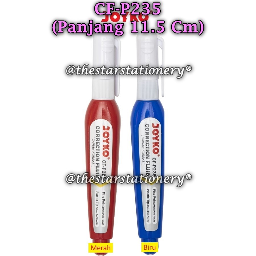 

(1 Biji) Correction Fluid JOYKO CF-P235 Cairan Koreksi Penghapus Cair Joyko CF-P235 (1 Biji)