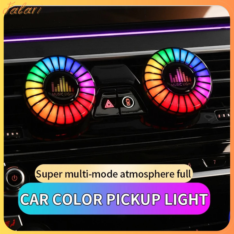 Parfum Mobil Lampu LED RGB Car Music Rhythm Parfum Mobil USB Plug-in 22 LED LAMPU RGB MUSIK SPEKTRUM