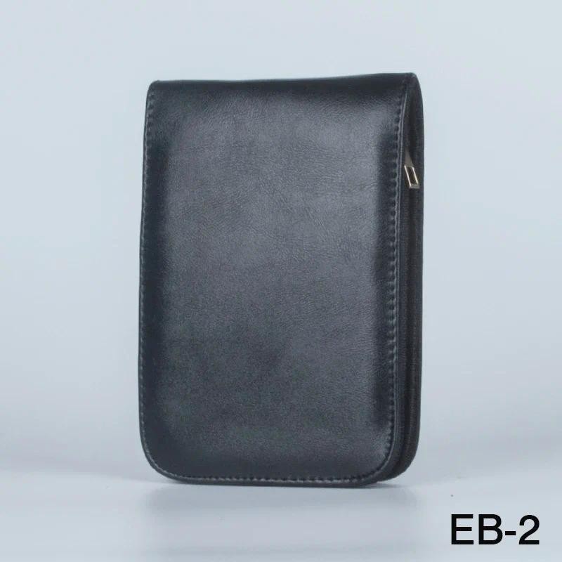 

1pcs Special Style Black Pen Or Roller Ball Fountain Pen Leather Case for Only 12 Pen Storage Bag Office Business People