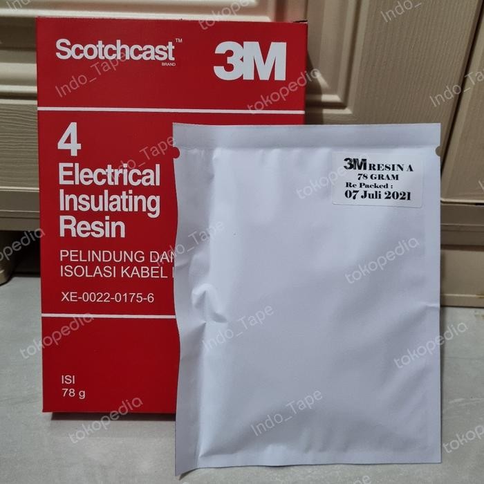 

Scotchcash 3M Resin A 78g Electrical Insulating tape / Pelindung Kabel