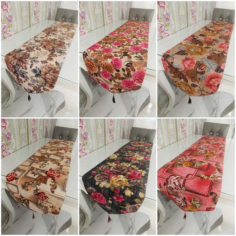 TAPLAK MEJA PANJANG SHABBY CHIC / TAPLAK MEJA JATI / MEJA MAKAN MINIMALIS 35X180CM