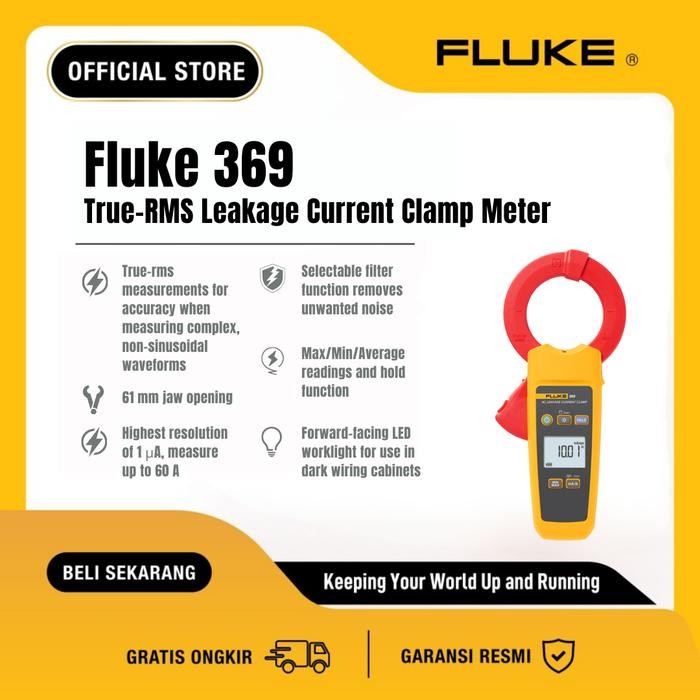 Fluke 369 True-RMS Leakage Current Clamp Meter