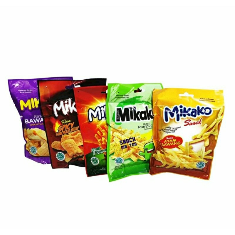 

termurah Mikako Snack 8 Varian rasa per Pak