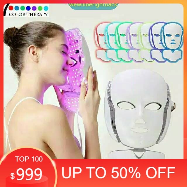 sale masker led 7 warna pdt mask omega light AQUA light alat salon kecantikan A