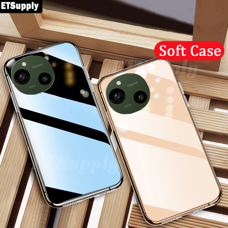 2 Pack Phone case Sharp Aquos R9 Pro Soft Transparent Full Protection Clear Back cover Sharp Aquos R