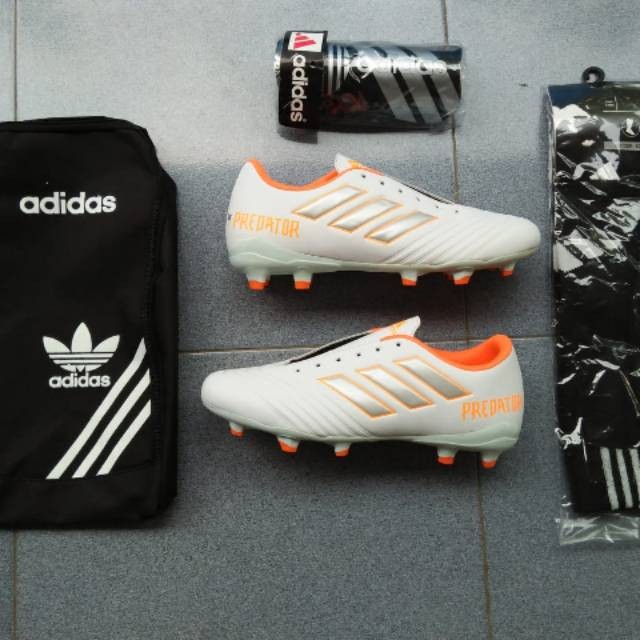 Sepatu bola adidas Paket Komplit Sepatu Sepak Bola Adidas X 18 - GO/Murah pink oren hijau hitam puti