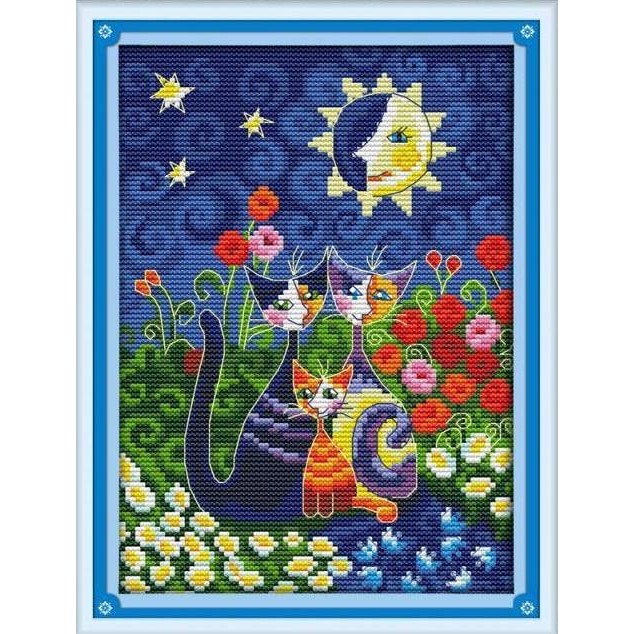 

BIG SALE -Paket Kristik/Cross Stitch Pola di Kain K989