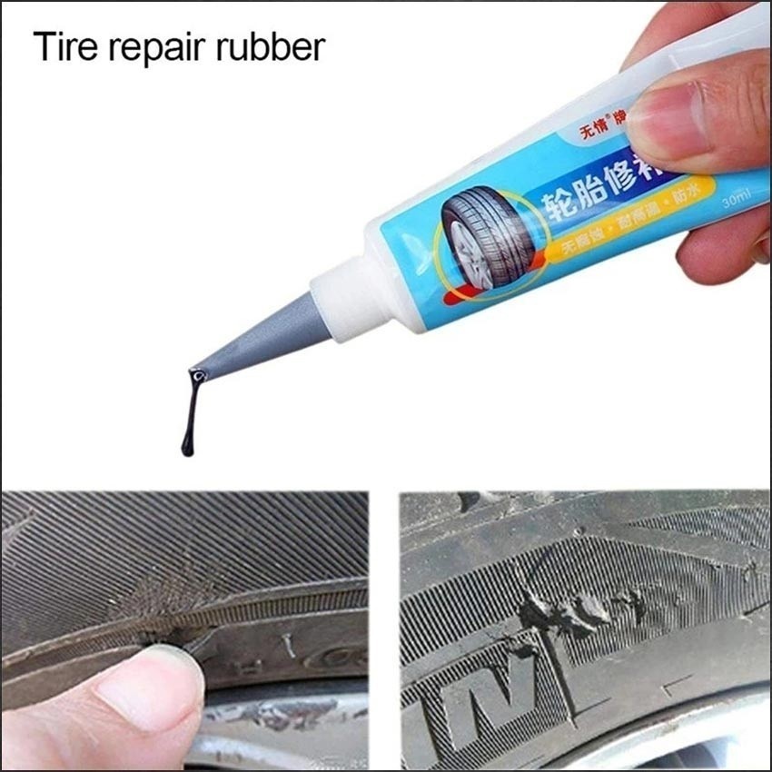 Lem perbaikan ban mobil 30ml lem ban luar mobil sobek lem tambal ban tubeless karet tambal ban