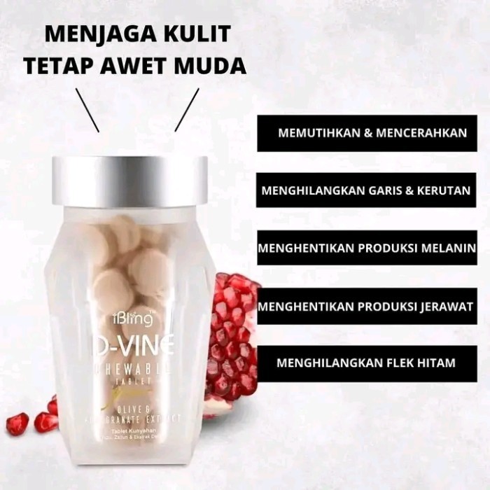 D vine Collagen Eceran 30 butir Collagen Untuk Kesehatan Wajah