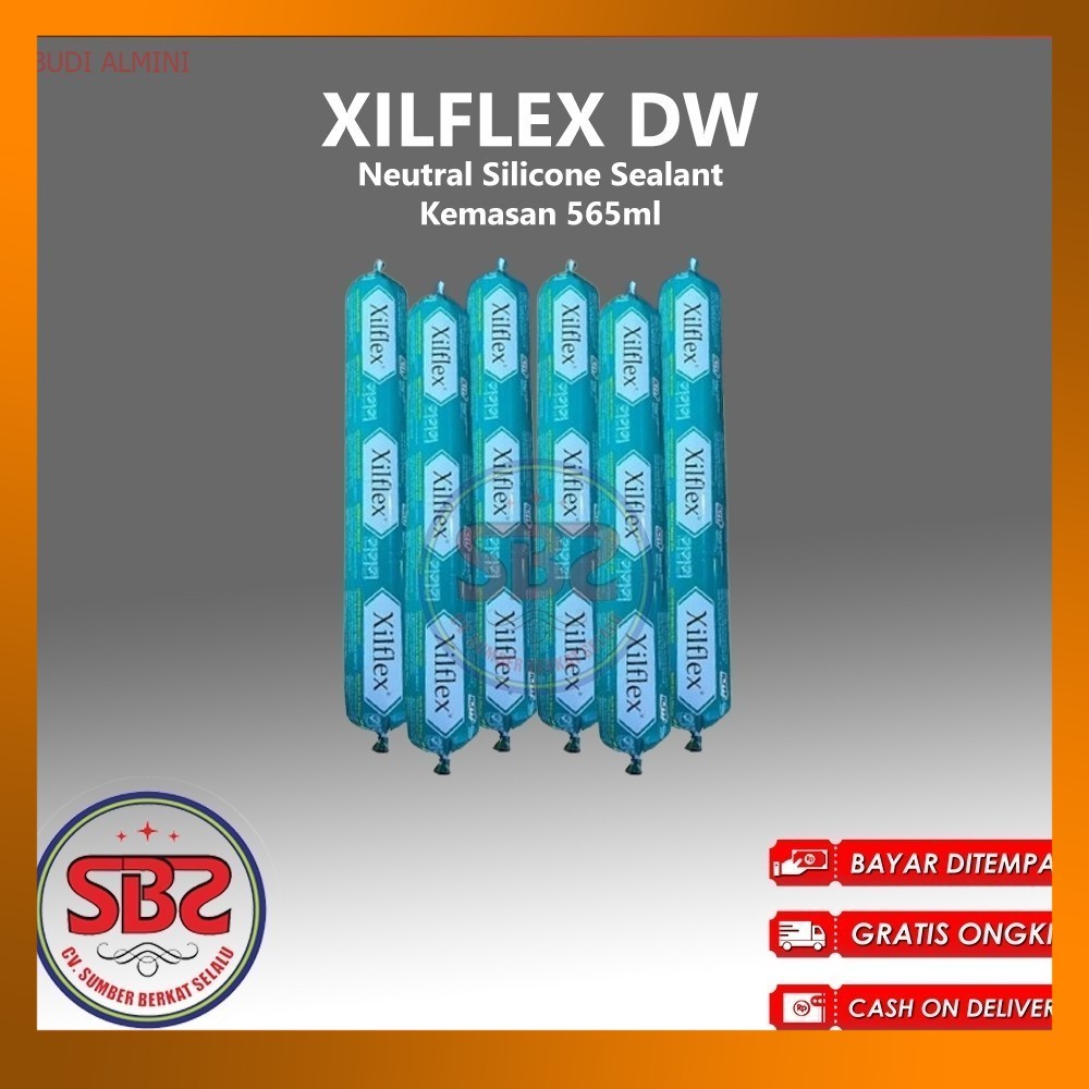 XILFLEX DW LEM Sosis Silicone Sealant Lem Kaca Kayu Aluminium Kusen DLL - Sealant Silicone Netral XI