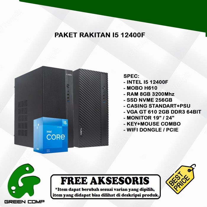 PAKET RAKITAN PC I5 12400F