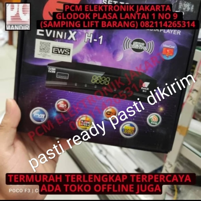 SB99 alat perubah receiver evinix h1 tv analog to ke digital indonesia