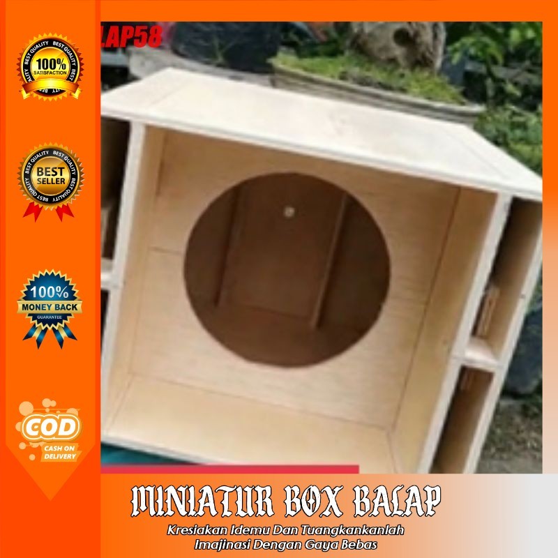 Box speaker SPL miniatur 6inch mentahan