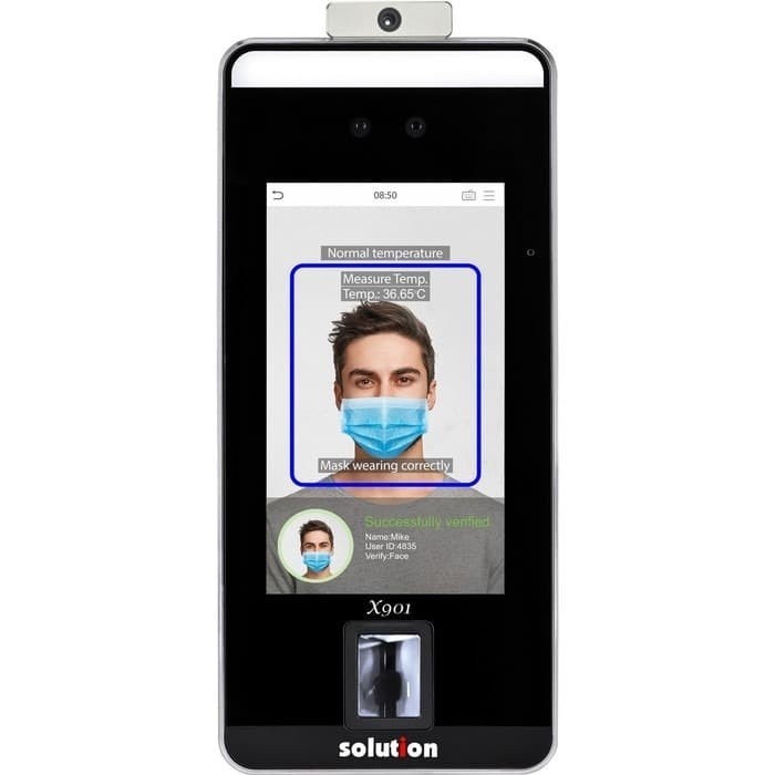 Mesin Absen Absensi Finger Print Sidik Jari WAJAH SOLUTION X-901 X901