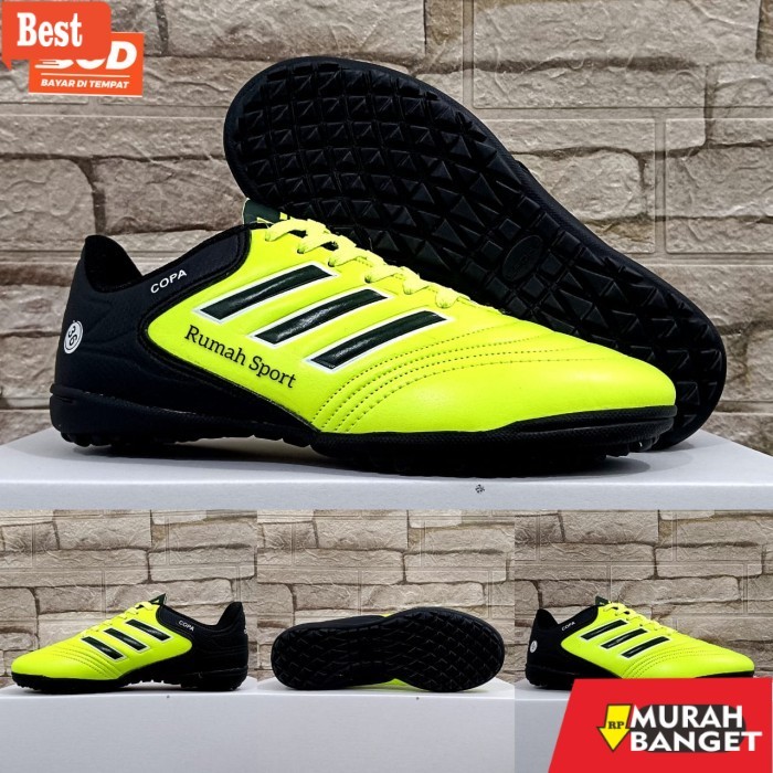 rekomendasi sepatu futsal Paket Komplit Sepatu Futsal Adidas Copa Anak Best Seller - Hitam Putih, 36